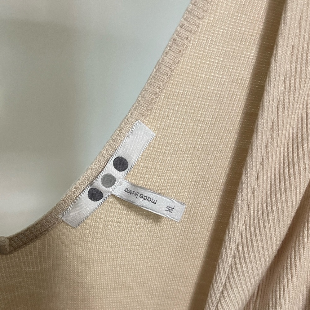 Three Dots Rib Slit Tank Dress | Sandshell - Picture 4 of 10
